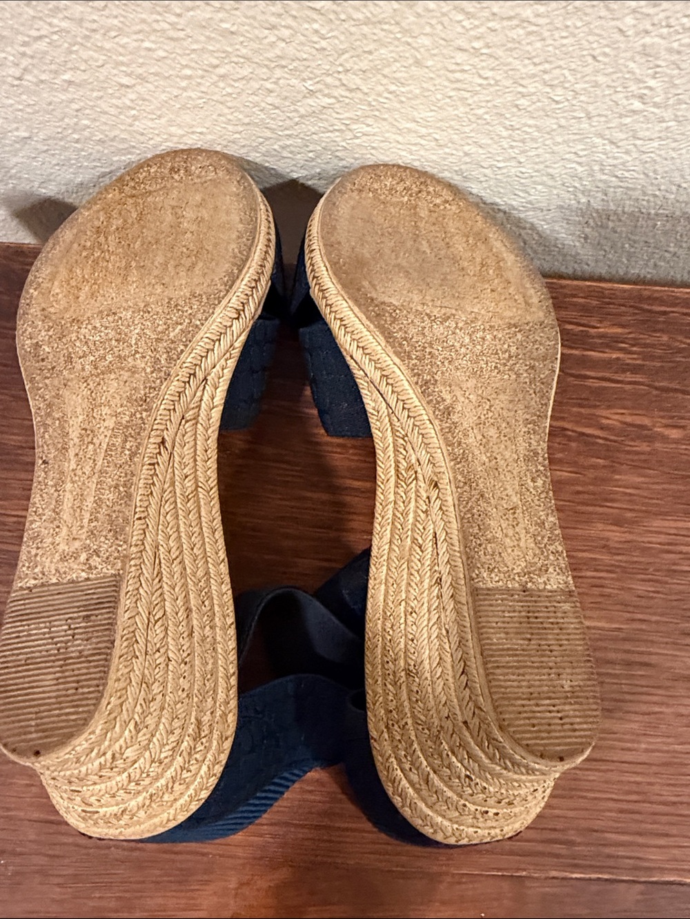 Women’s Navy Crisscross Ankle-Strap Sandals - Picture 5 of 5